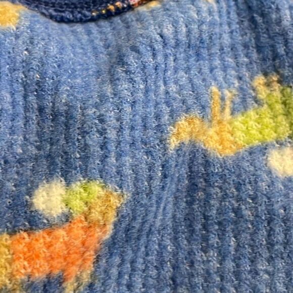 Aerie Dachshund Print Pajama Leggings Blue Waffle Knit Lounge Pants Jogger S - Picture 5 of 10